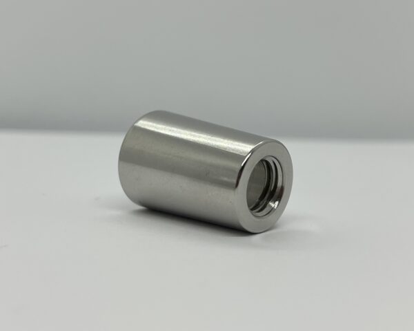 18mm Stainless Steel Slide Component removed from mettle for use as an adapter